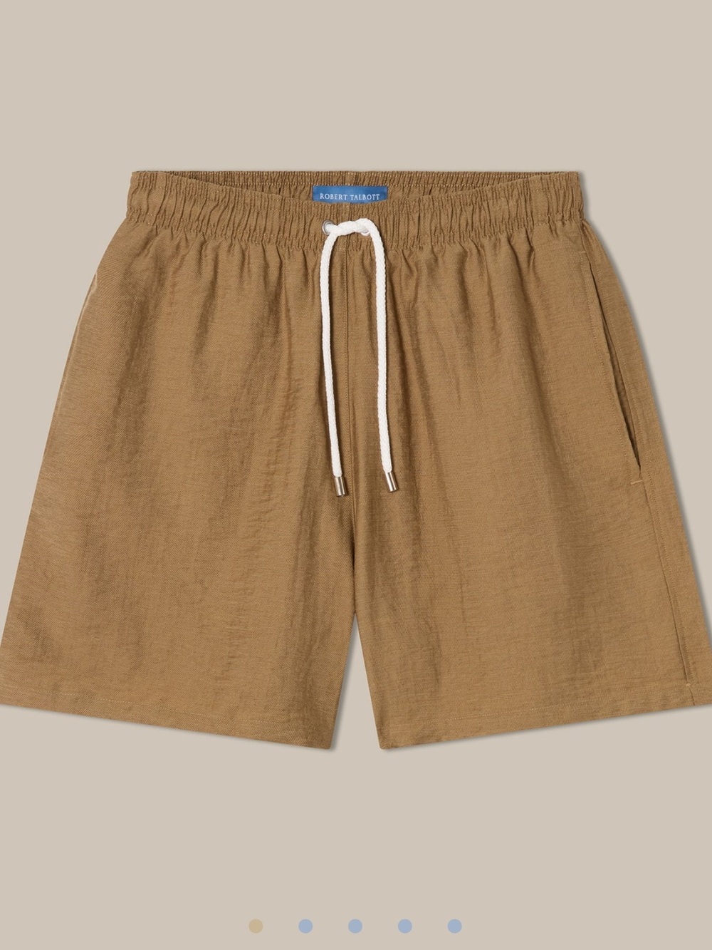 Robert Talbot - Avalon Linen Blend Beach Short